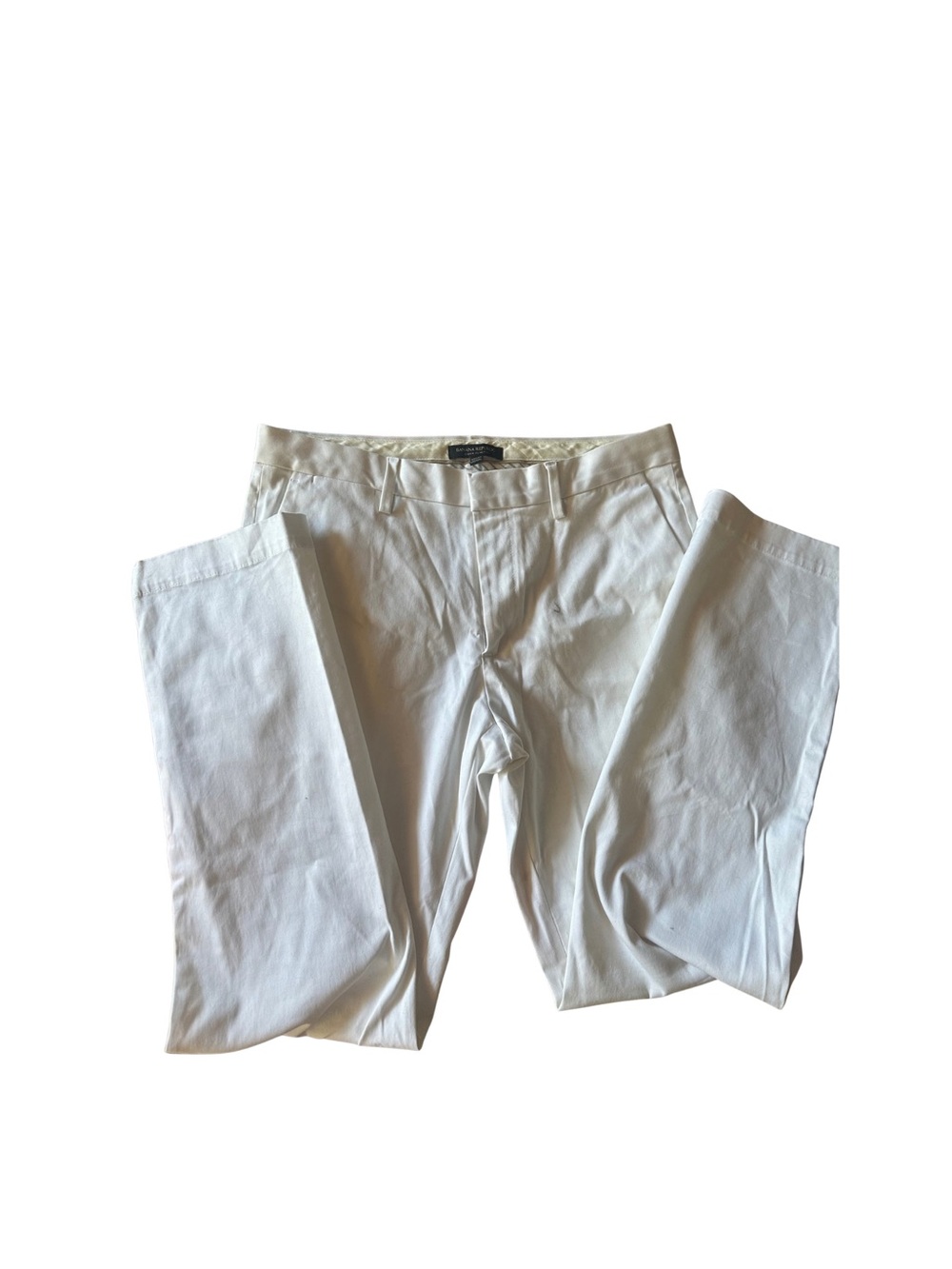 Banana Republic Men's White Chino Pants